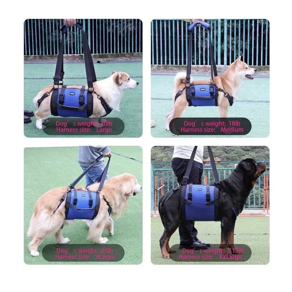 Dog Carry Sling, Emergency Backpack Pet Legs Support Rehabilitation Dog Lift XXL